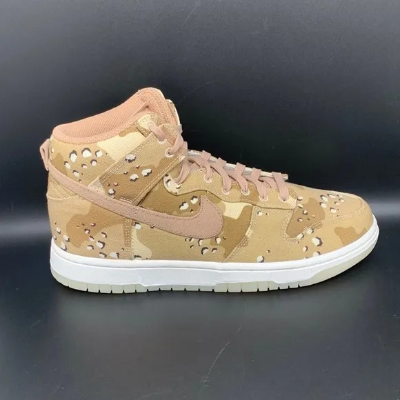 Nike Dunk High Desert Camo Shoes Men's Sz 7.5 /Women's sz 9