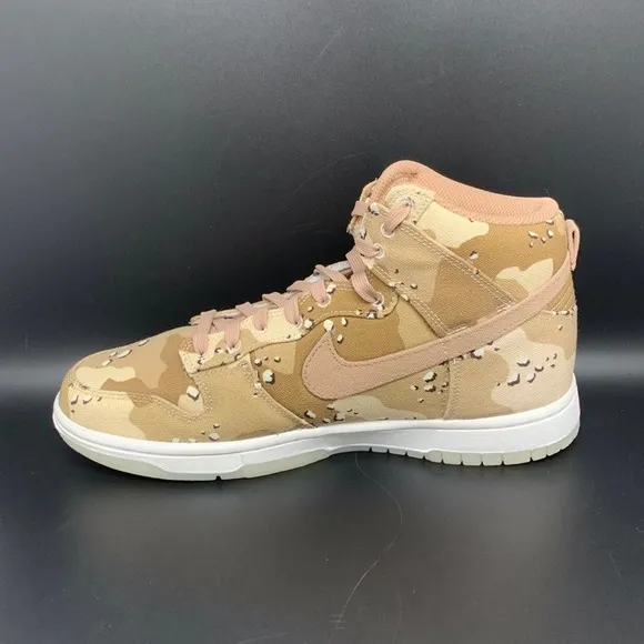 Nike Dunk High Desert Camo Shoes Men's Sz 7.5 /Women's sz 9
