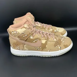 Nike Dunk High Desert Camo Shoes Men's Sz 7.5 /Women's sz 9