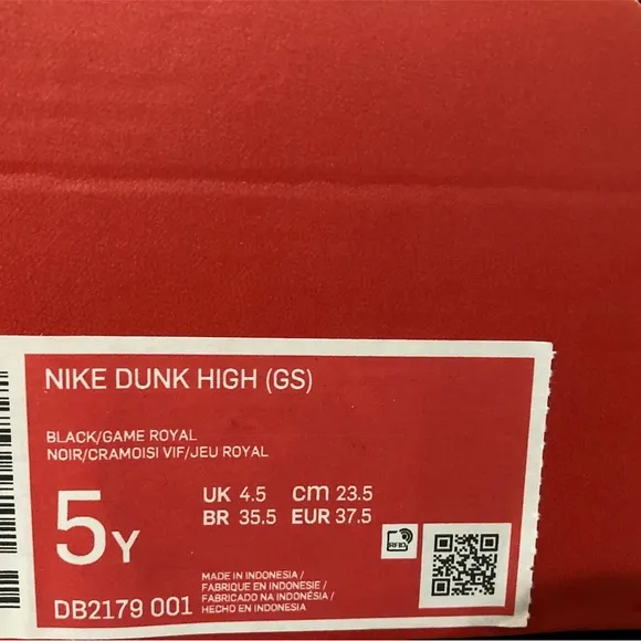 NIKE DUNK HIGH (GS) KNICKS SHOES