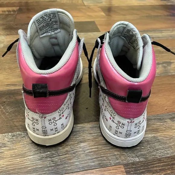Nike Dunk High Valentine’s Day Pink And Black Sneakers