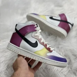 Nike Dunk High Womens Sportswear Shoes Multicolor FD0802-100 VNDS Size 7