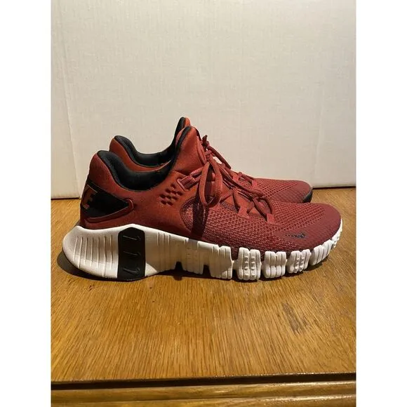 Nike Free Metcon‎ 4 Men's Size 11.5 Team Crimson Colorway Sneakers CT3886-692