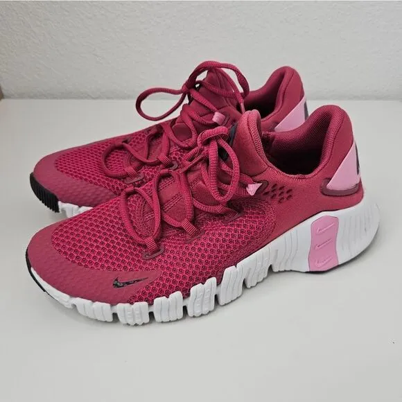 Nike Free Metcon 4 Sweet Beet Pink White CZ0596-600 Women’s Size 8