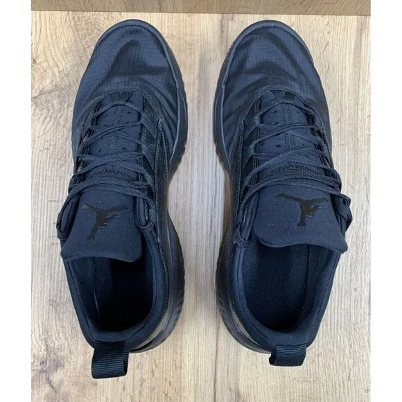 Nike Jordan Proto-Lyte Basketball Shoes Mens Size 10.5 Triple Black AT3381-001