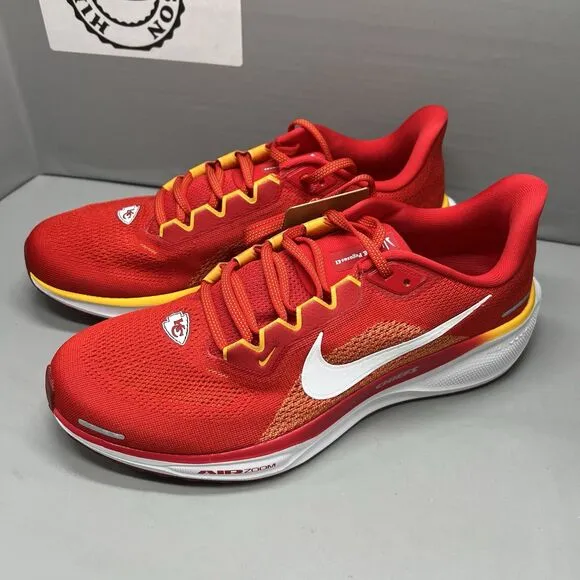 Nike Kansas City Chiefs NFL Zoom Pegasus 41 Running  FZ5079-600 Men Sz 10 NEW