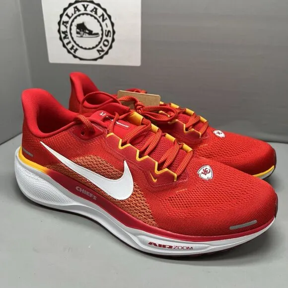 Nike Kansas City Chiefs NFL Zoom Pegasus 41 Running  FZ5079-600 Men Sz 10 NEW