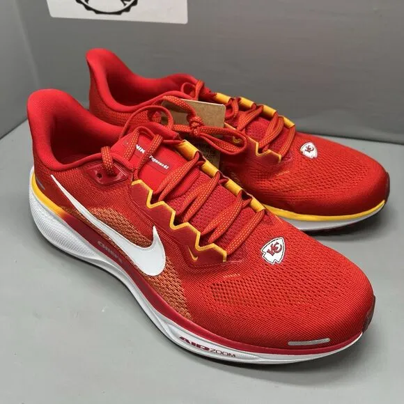 Nike Kansas City Chiefs NFL Zoom Pegasus 41 Running  FZ5079-600 Men Sz 10 NEW