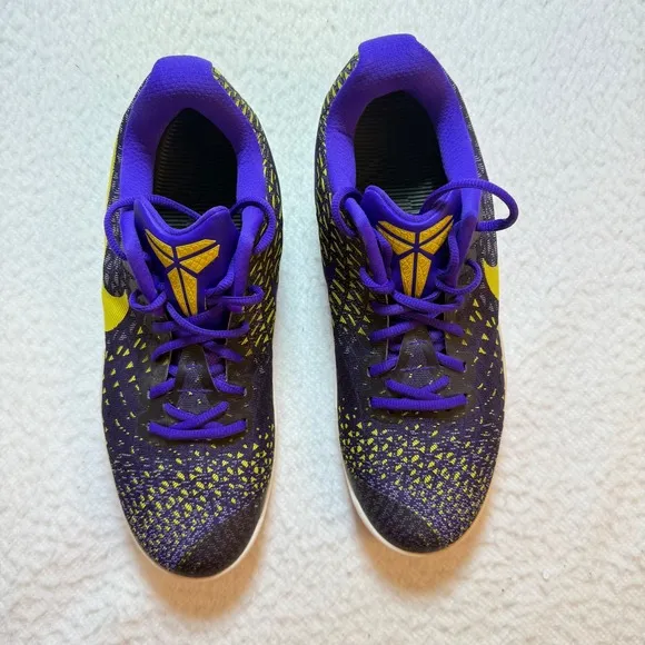 Nike‎ Kobe mens 10.5 shoes Mamba Instinct Purple Yellow Athletic Shoes