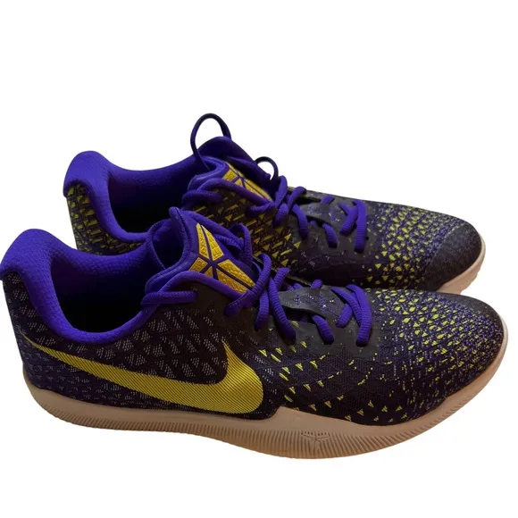 Nike‎ Kobe mens 10.5 shoes Mamba Instinct Purple Yellow Athletic Shoes