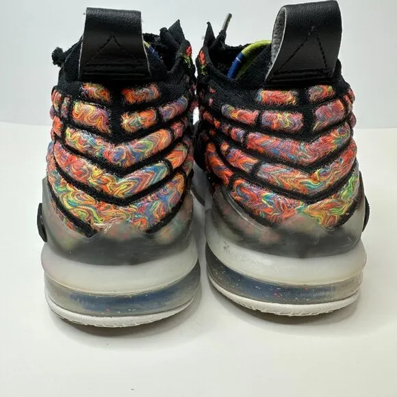 Nike LeBron 17 James Gang Size 5.5 Youth Sneakers BQ5594-005 Basketball