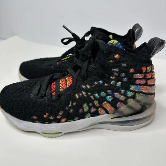 Nike LeBron 17 James Gang Size 5.5 Youth Sneakers BQ5594-005 Basketball