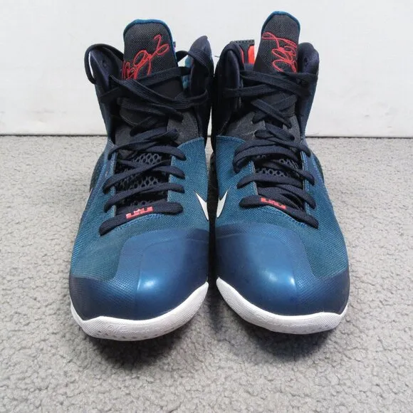 Nike LeBron 9 Swingman Men’s Basketball Shoes Size 10 Blue Performance Sneaker