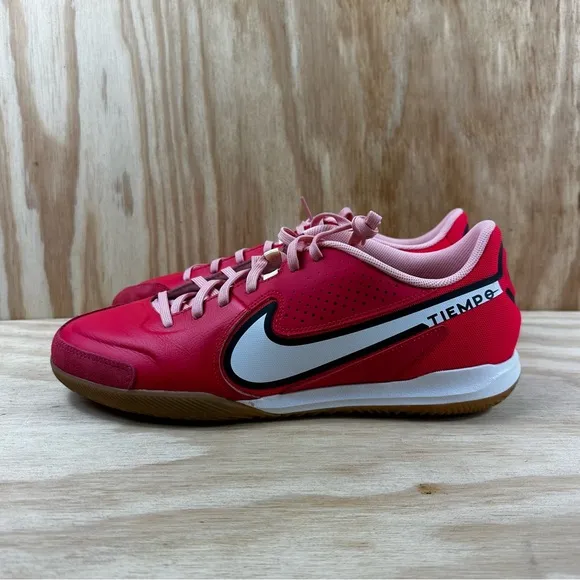 Nike Legend 9 Academy Turf Men's Sizes Siren Red Indoor Soccer Shoes DA1190-618