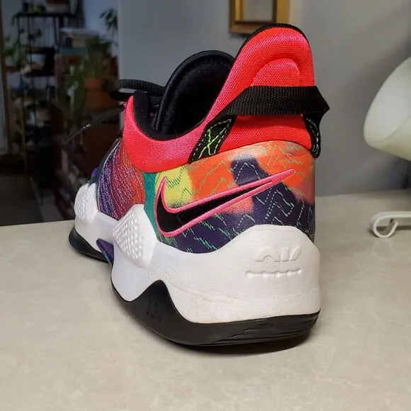 Nike Mens Size 8.5 PG 5 CW3143-600 Multicolor Basketball Shoes Sneakers