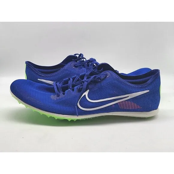 Nike Mens Zoom Mamba 6 Track &amp; Field Distance Spikes Racer Blue Shoes Size 15