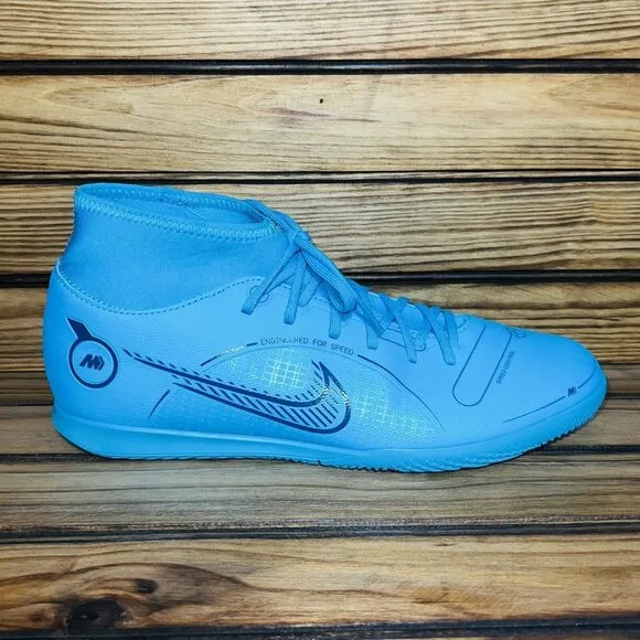 Nike Mercurial Superfly 8 Club Indoor Soccer Shoes Mens Size 11.5 DJ2907- 484