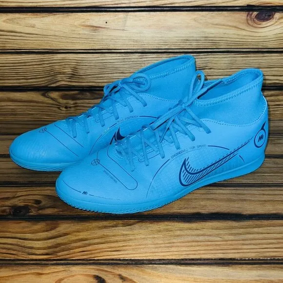 Nike Mercurial Superfly 8 Club Indoor Soccer Shoes Mens Size 11.5 DJ2907- 484