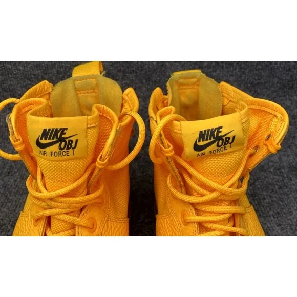 Nike OBJ Shoes Men 10.5 Sf Af1 Mid Special Field Air Force Mid Orange Sneakers