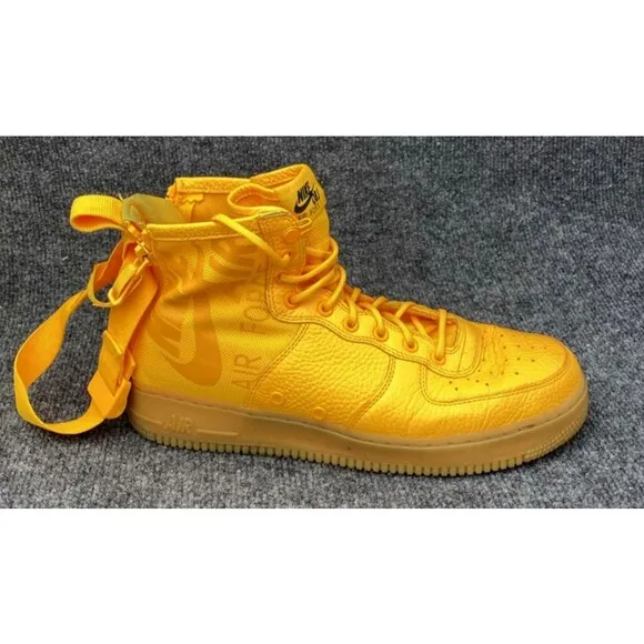 Nike OBJ Shoes Men 10.5 Sf Af1 Mid Special Field Air Force Mid Orange Sneakers