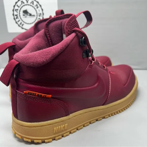 Nike Path Winter Dark Sneaker Boots &quot;Gum Bottom&quot; BQ4223-600 Men Size 8 Preowned