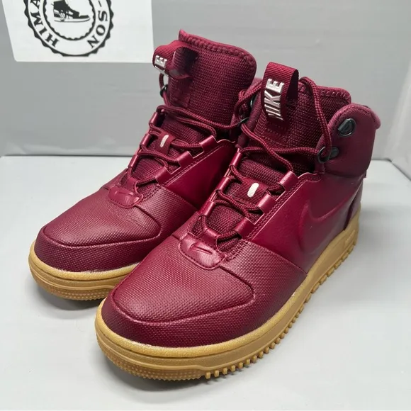 Nike Path Winter Dark Sneaker Boots &quot;Gum Bottom&quot; BQ4223-600 Men Size 8 Preowned