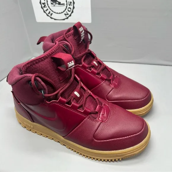 Nike Path Winter Dark Sneaker Boots &quot;Gum Bottom&quot; BQ4223-600 Men Size 8 Preowned