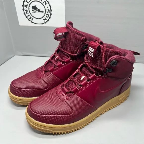 Nike Path Winter Dark Sneaker Boots &quot;Gum Bottom&quot; BQ4223-600 Men Size 8 Preowned