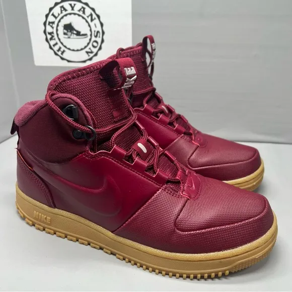 Nike Path Winter Dark Sneaker Boots &quot;Gum Bottom&quot; BQ4223-600 Men Size 8 Preowned