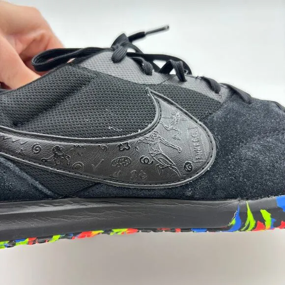 Nike Premier 2 Sala IC Black Multi Camo Suede Soccer Shoes Men's 11
