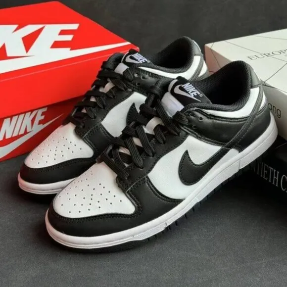 Nike SB Dunk Low Pro Black Gum White Classic Skateboard Shoes Men's