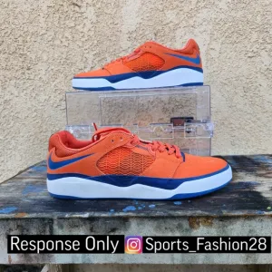 Nike SB Ishod Wair Men's Skateboard Low Top Shoes Blue Orange DZ5648-800