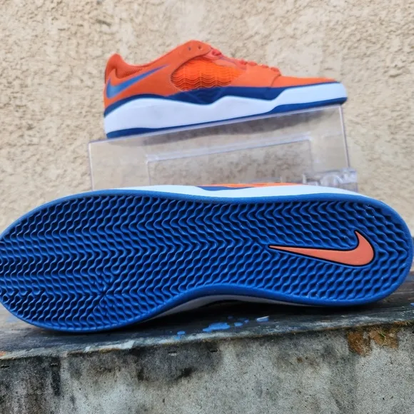 Nike SB Ishod Wair Men's Skateboard Low Top Shoes Blue Orange DZ5648-800
