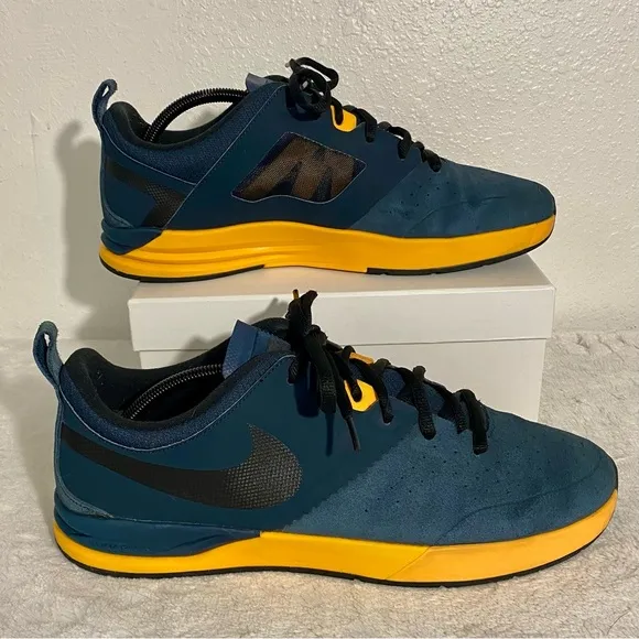 Nike SB Project BA Skateboard Shoes Men’s Size 13 Rare Blue Orange Black