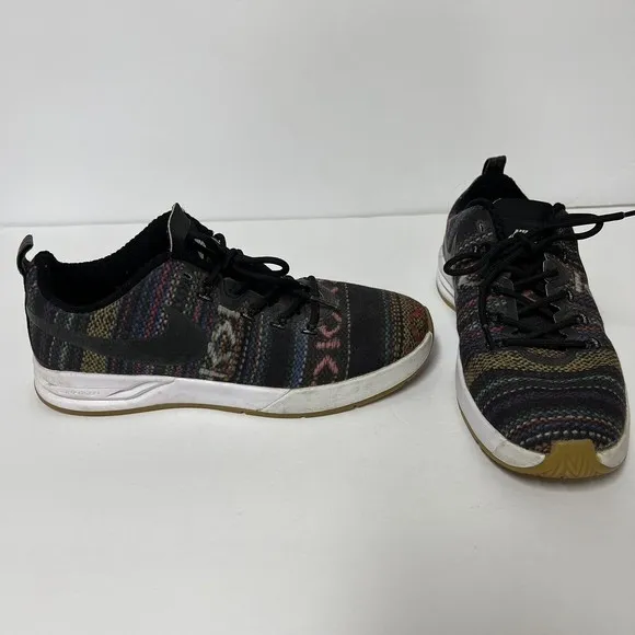 Nike SB Project Skateboard Shoes Size 7.5 BA Lunarlon Hacky Sack Aztec Hippy