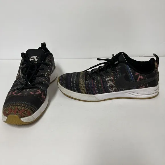 Nike SB Project Skateboard Shoes Size 7.5 BA Lunarlon Hacky Sack Aztec Hippy