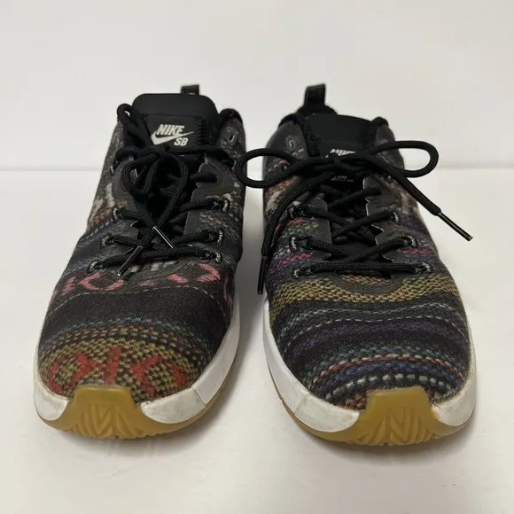 Nike SB Project Skateboard Shoes Size 7.5 BA Lunarlon Hacky Sack Aztec Hippy