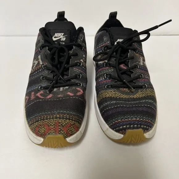 Nike SB Project Skateboard Shoes Size 7.5 BA Lunarlon Hacky Sack Aztec Hippy