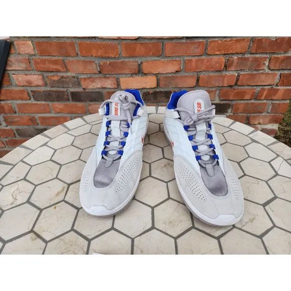Nike SB Skate Vertebrae Men Sz 12 Cosmic Clay Sail Blue Orange Beige Cream