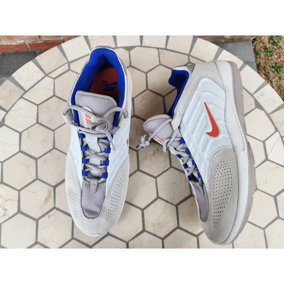 Nike SB Skate Vertebrae Men Sz 12 Cosmic Clay Sail Blue Orange Beige Cream