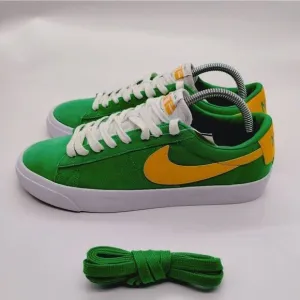 Nike SB Zoom Blazer Low Pro GT Lucky Green Skateboard Shoes Mens‎ Size 8.5