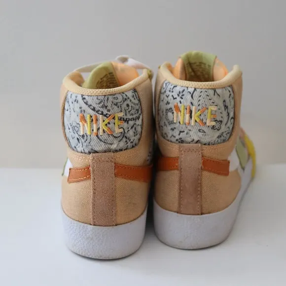 NIKE SB ZOOM BLAZER MID PREMIUM MELON TINT-CITRON TINT-WHITE SZ 5 [DM0859-800]