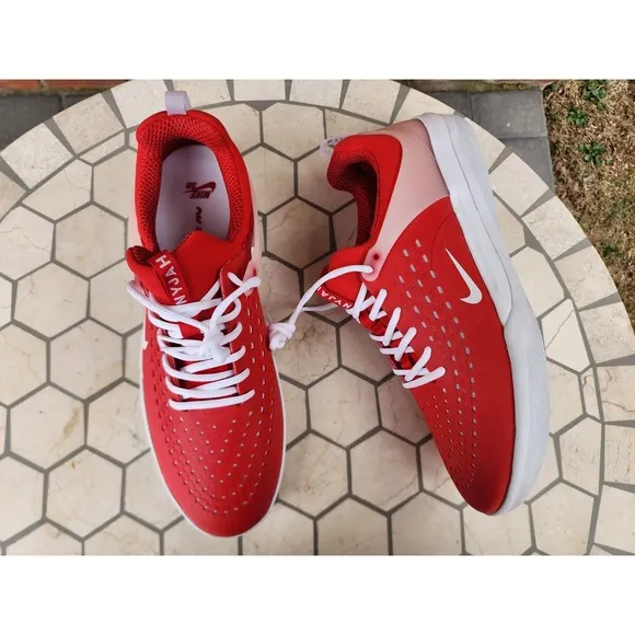 Nike SB Zoom Nyjah Free 3 Men's size 14 Red White Skate Shoes DV1187 600 New