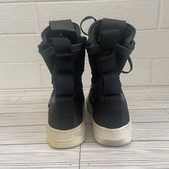 Nike SF Air Force‎ 1 High Ruby Rose Black Boots AJ0963-001 Womens 7