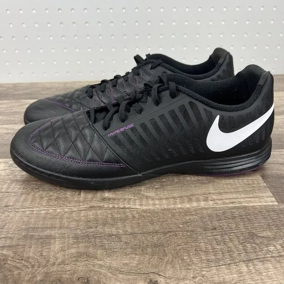 Nike Shoes Lunar Gato II 2 Indoor Soccer Futbol Black 580456-007 Mens Size 12