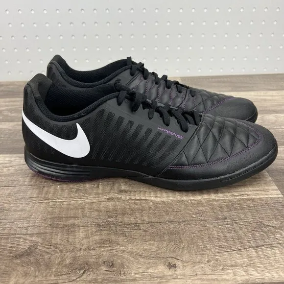 Nike Shoes Lunar Gato II 2 Indoor Soccer Futbol Black 580456-007 Mens Size 12