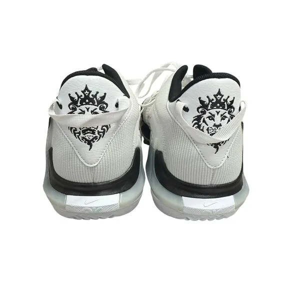 Nike Shoes Men 11.5 White Black Lebron Witness VII Basketball Sneakers Athletic