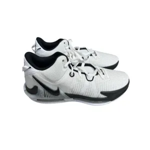 Nike Shoes Men 11.5 White Black Lebron Witness VII Basketball Sneakers Athletic