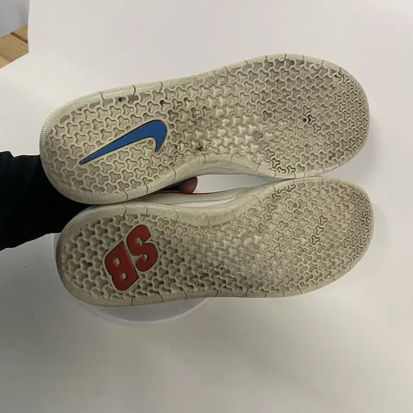 Nike Shoes Men Size 8.5 SB Nyjah Free 2 White Alternate Swoosh Skateboard 4118