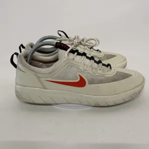 Nike Shoes Men Size 8.5 SB Nyjah Free 2 White Alternate Swoosh Skateboard 4118